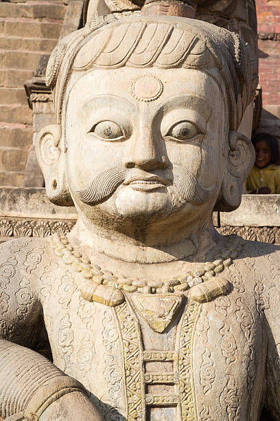 istock Guardian statue - Bhaktapur, Nepal 482067073