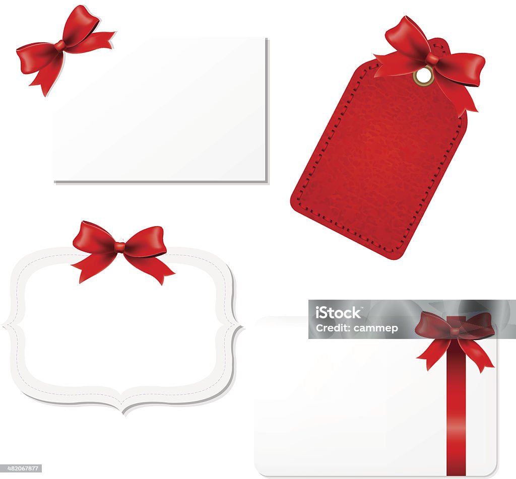 Big Set Blank Gift Tags Stock Illustration - Download Image Now