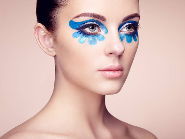 istock Beautiful woman face. Perfect makeup 482070906