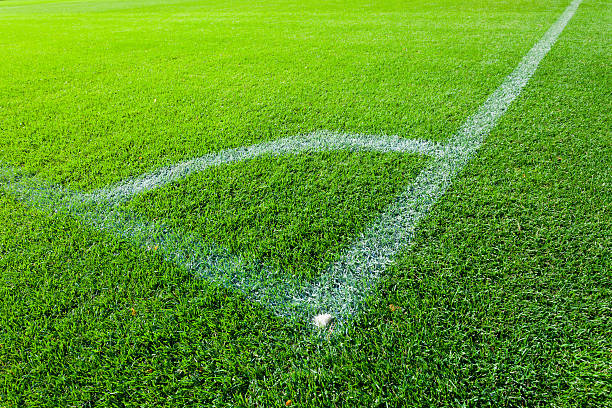 istock Corner of football field 482074986