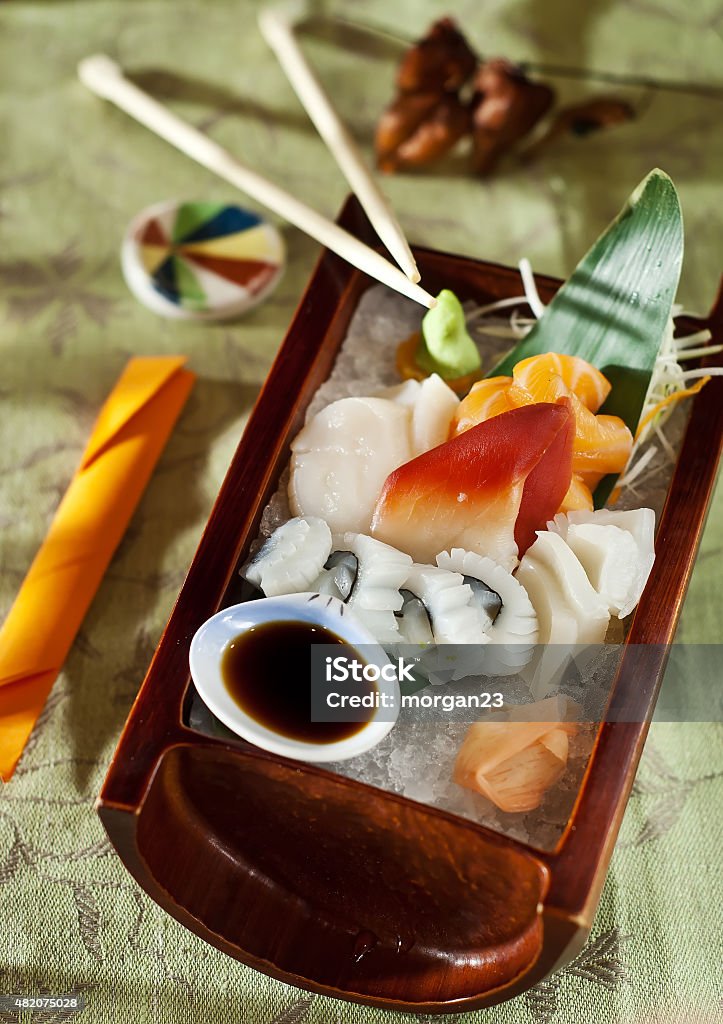 japanese sashimi raw fish 2015 Stock Photo