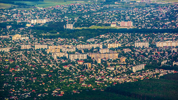 istock Aerial view of a city 482077808