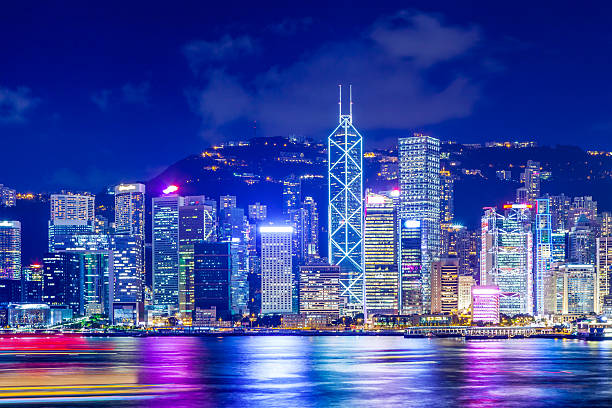 istock Hong Kong skyline at night 482077873