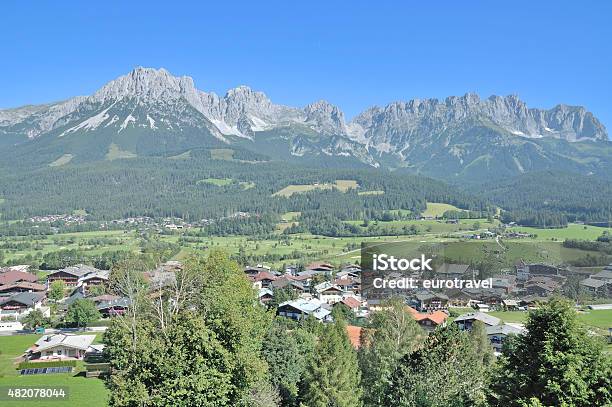 Kaisergebirge Ellmau Alps Tyrol Austria Stock Photo - Download Image Now - 2015, Austria, Ellmau