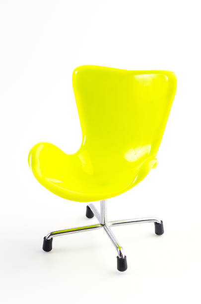 istock Green chair isolated on white background 482078371