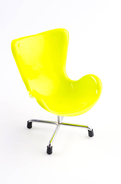 istock Green chair isolated on white background 482078425