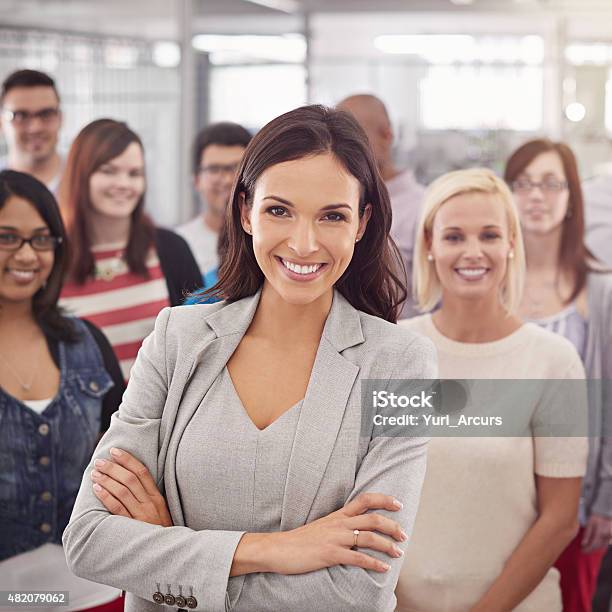 Bring It On Were Ready For Any Challenge Stock Photo - Download Image Now - Multiracial Group, White Collar Worker, Women