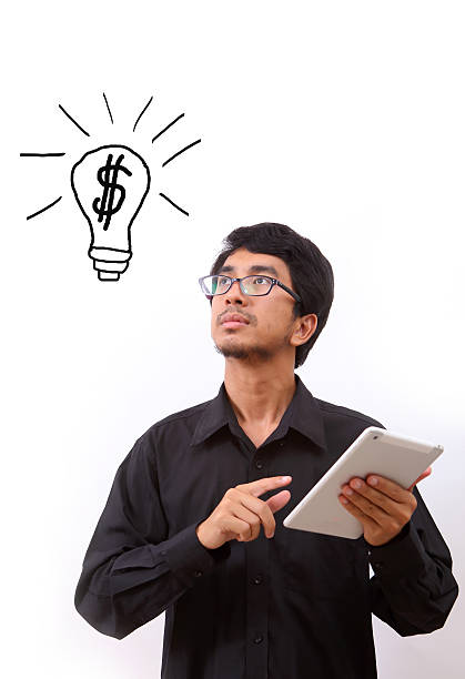 istock Happy young man coming up with an idea 482082221