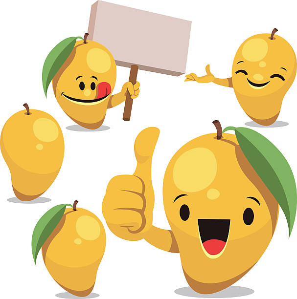 Mango Cartoon Set C Stock Illustration - Download Image Now - Mango Fruit,  Cartoon, Success - iStock