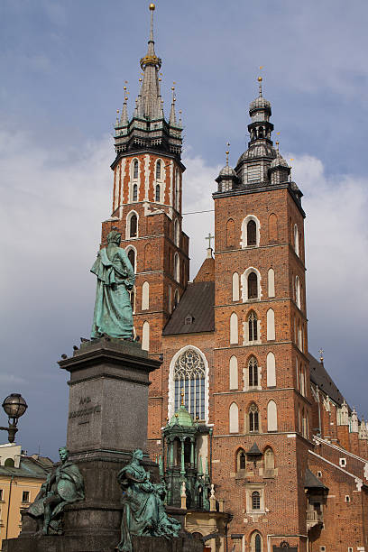 istock St. Mary's church in Krakow main square 482091998