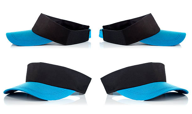 istock Group of Light blue tennis cap, 482092390