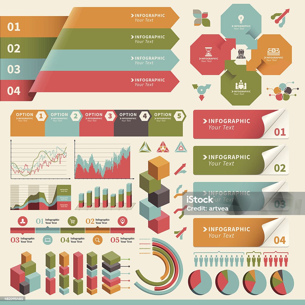 Infografiki elementy - Grafika wektorowa royalty-free (Abstrakcja)