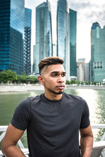 istock Asian man portrait in Singapore 482095796