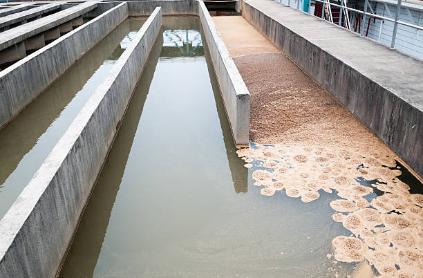 istock Modern urban wastewater treatment plant. 482096172