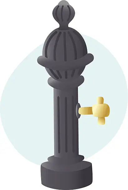 Vector illustration of City Fountain