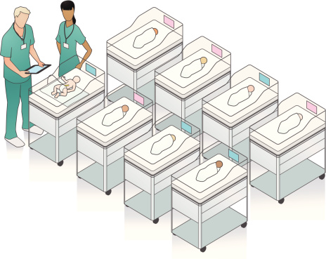 Hospital Nursery Illustration