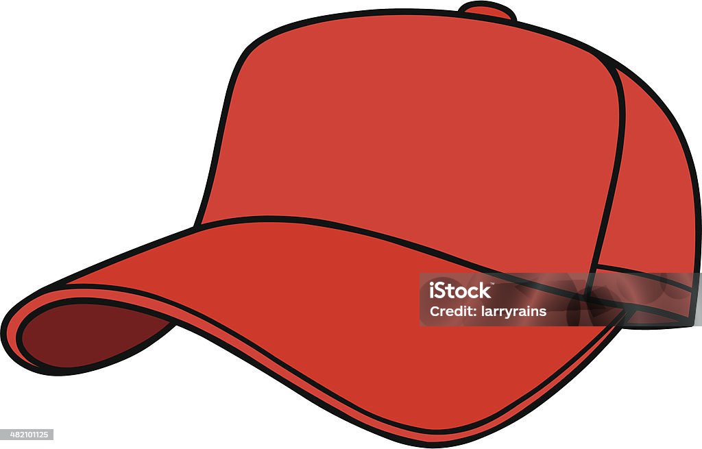 Baseball Cap A simple plain Baseball Cap. Just insert your Team logo or business and change colors if needed. Cap - Hat stock vector