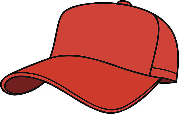 Baseball Cap A simple plain Baseball Cap. Just insert your Team logo or business and change colors if needed. baseball cap stock illustrations