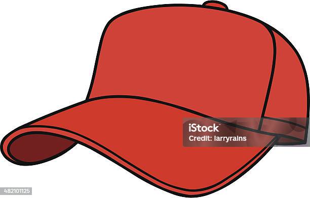 Baseball Cap Stock Illustration - Download Image Now - Cap - Hat, Baseball Cap, Cartoon