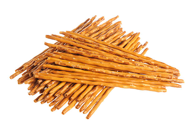 istock Crispy wheat straw with salt isolated on white 482102659
