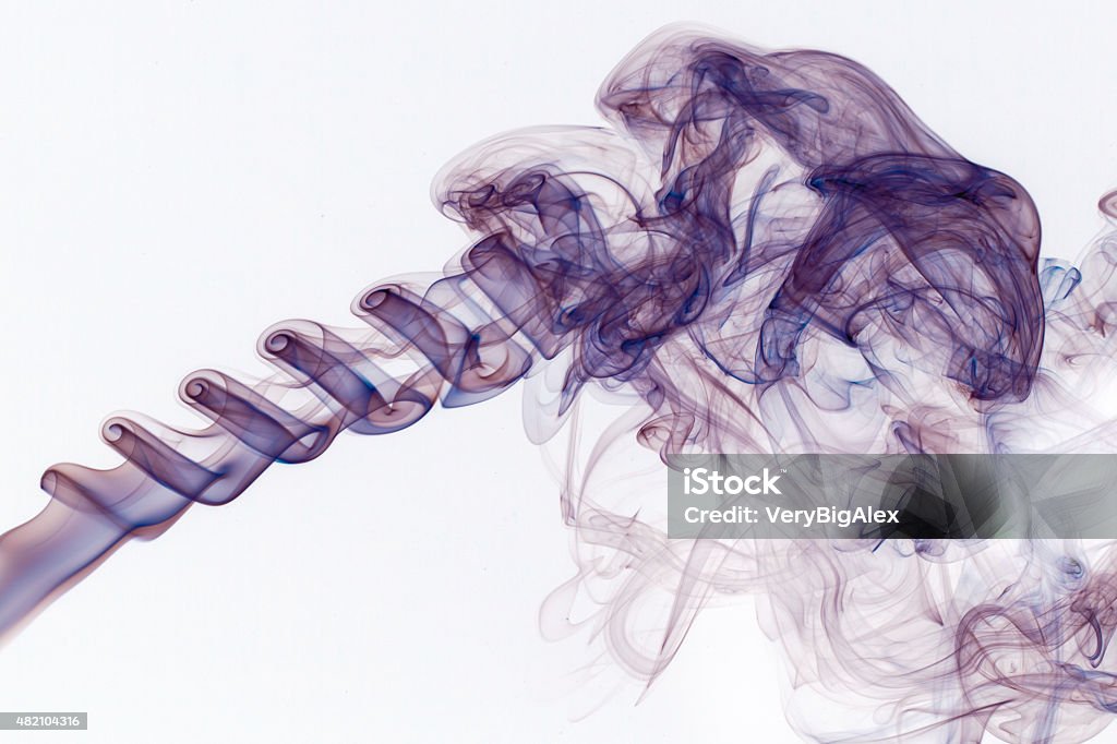 Abstract shapes. Smoke. Abstract smoke on a white background. 2015 Stock Photo