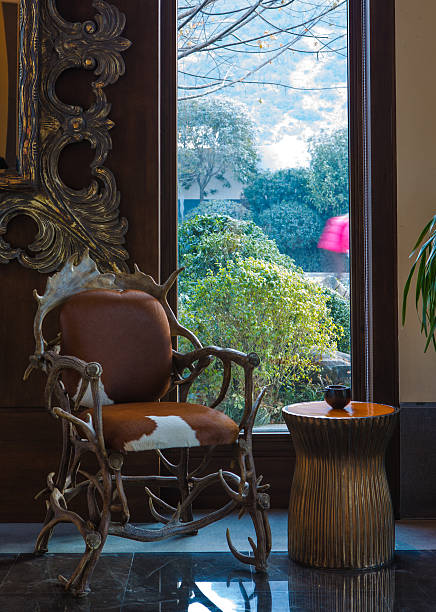 istock Chair of the window 482105158