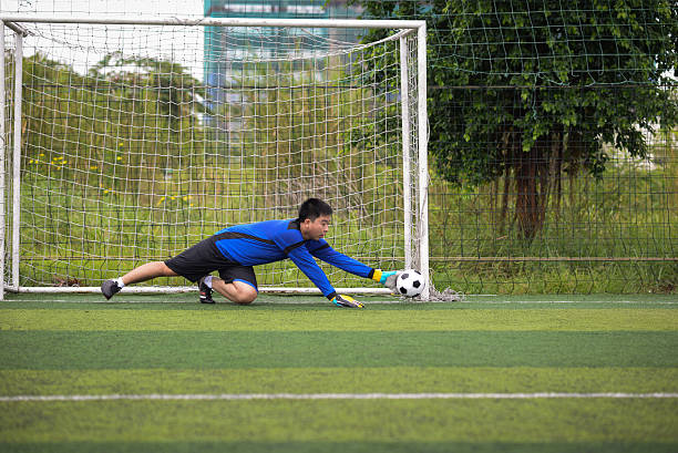 istock Great save - the goalkeeper block the ball 482106636