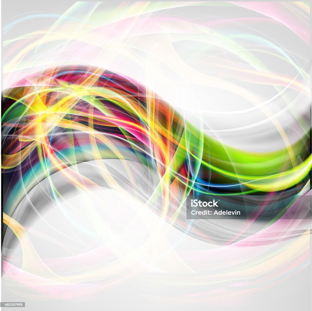 Arrière-plans de couleur effet ondulé - clipart vectoriel de Abstrait libre de droits