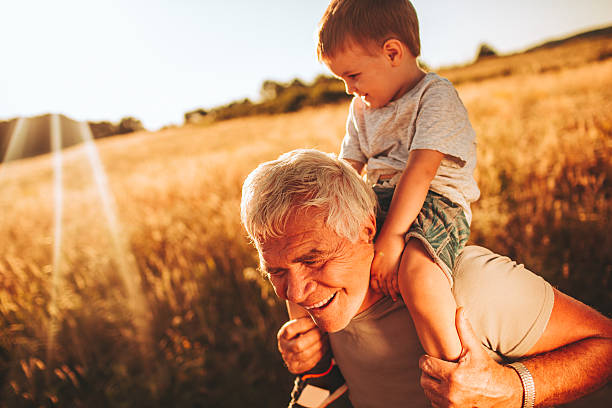 istock Having fun with my grandfather 482108242
