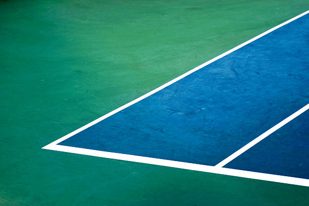 tennis court stock photo