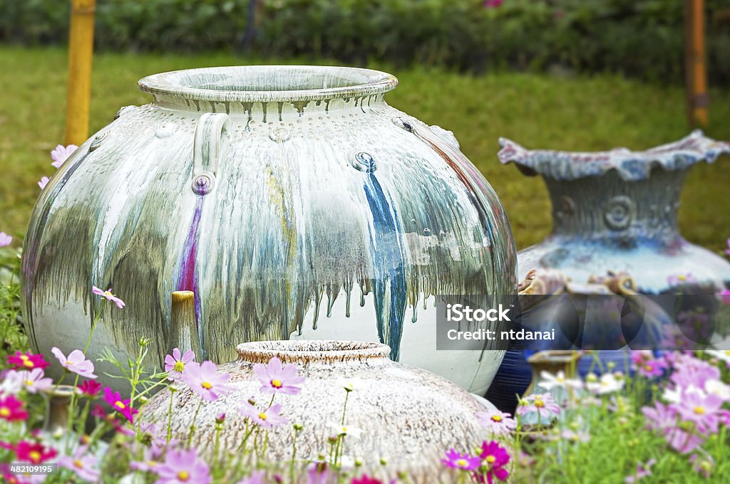Ceramica contenitori di acqua - Foto stock royalty-free di Acqua
