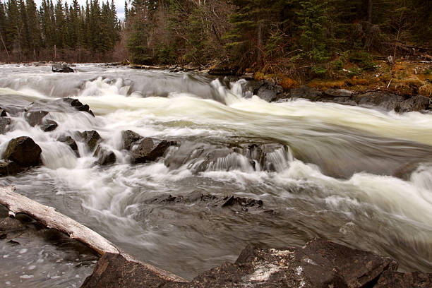 Waskusko Falls in Northern Manitoba