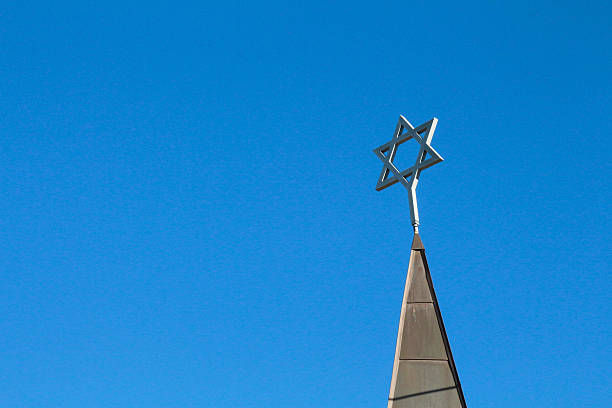 istock Steeple on a temple with the Star of David atop 482113652