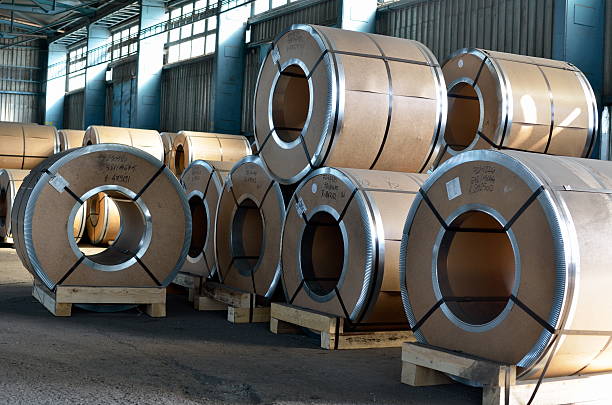 istock rolls of steel sheet 482116391