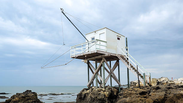 istock Fishing Cabin and Carrelet 482117676