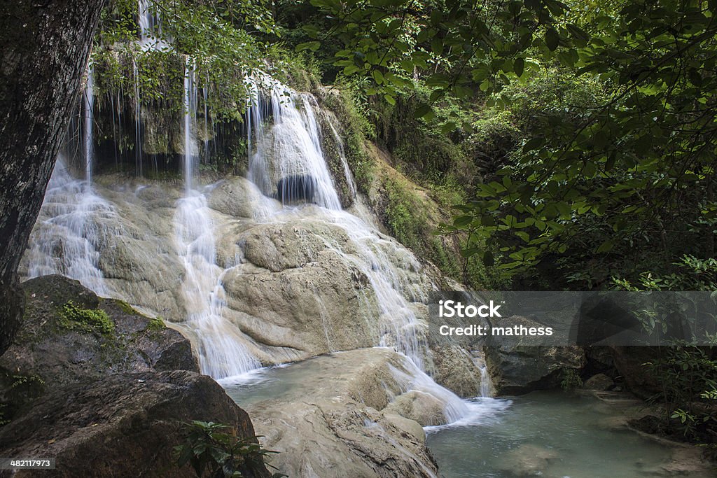 Wodospad Erawan - Zbiór zdjęć royalty-free (Azja)