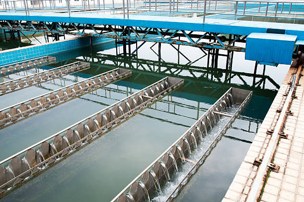 istock Modern urban wastewater treatment plant. 482117988