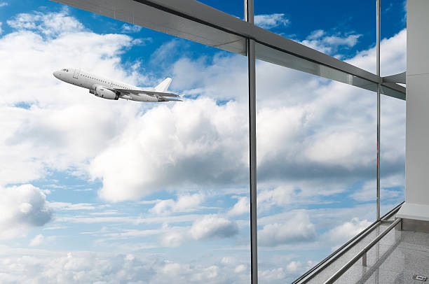 istock Looking out the window of a plane 482118894