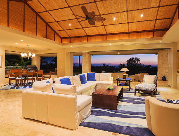 istock Living Room in Luxury Home 482119038
