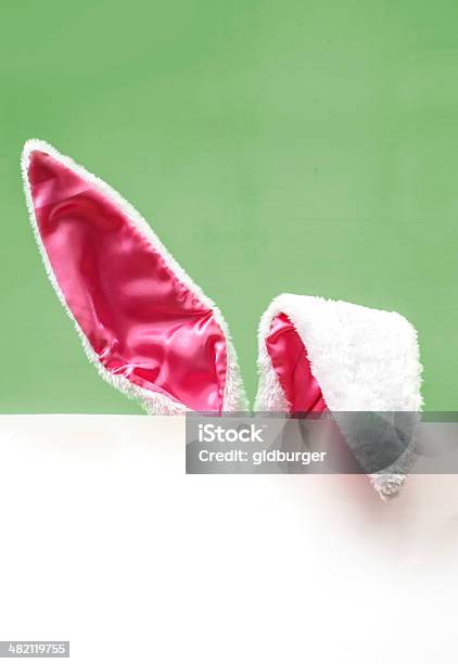 Happy Easter Stock Photo - Download Image Now - Animal Body Part, Animal Ear, Colored Background