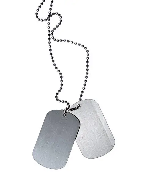 Photo of Military ID tags