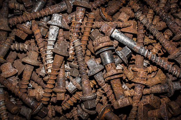 Rusty les écrous et boulons - Photo