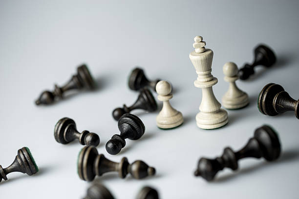 istock Chess figure, business concept strategy, leadership, team and success 482123420