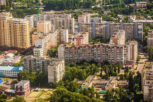 istock Aerial view of a city 482128236