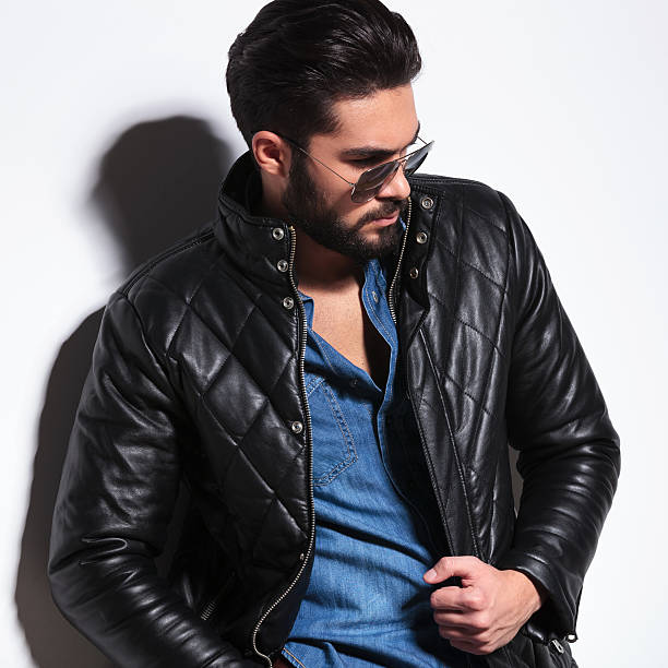 istock side view of a dramatic fashion male model posing 482131811