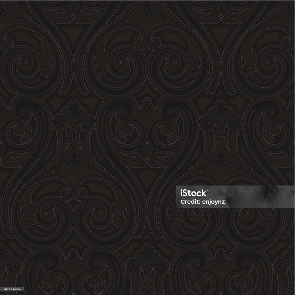 Dark wallpaper background Dark seamless swirl design wallpaper background. Will tiel endlessly Backgrounds stock vector