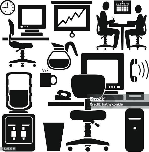 ビジネスアイコンデザイン要素 - アイコンのベクターアート素材や画像を多数ご用意 - アイコン, オフィスパーテーション, アイコンセット