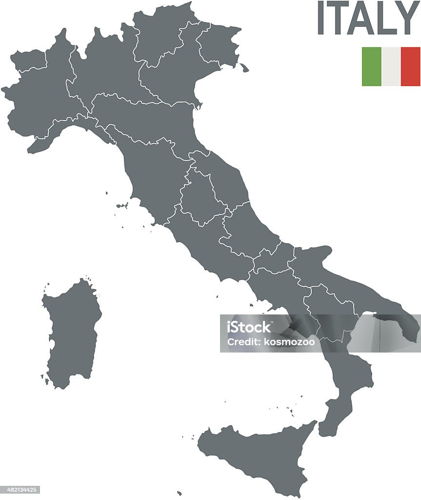 L'Italie - clipart vectoriel de Italie libre de droits