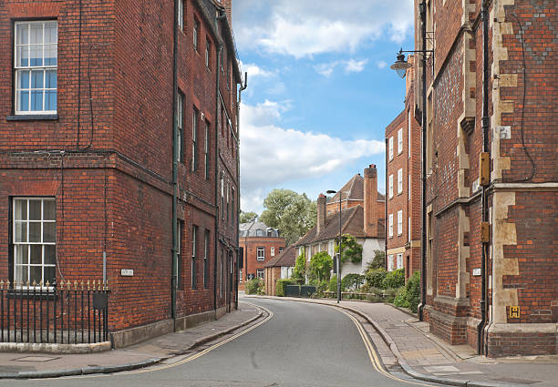 istock Small street in Eton, England 482135318