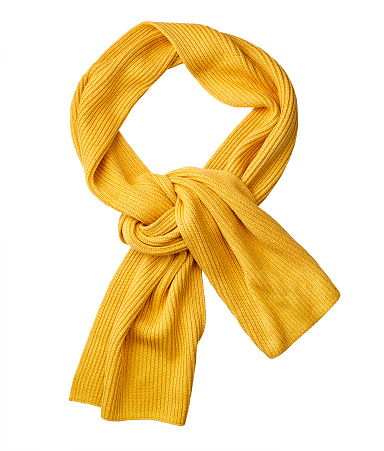 scarf isolated on white. with a clipping path.